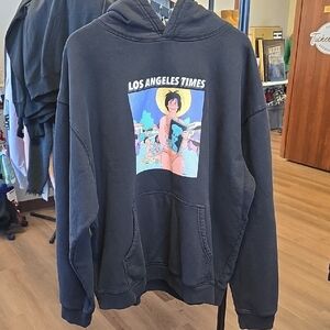 Brain Dead Black Graphic Hoodie